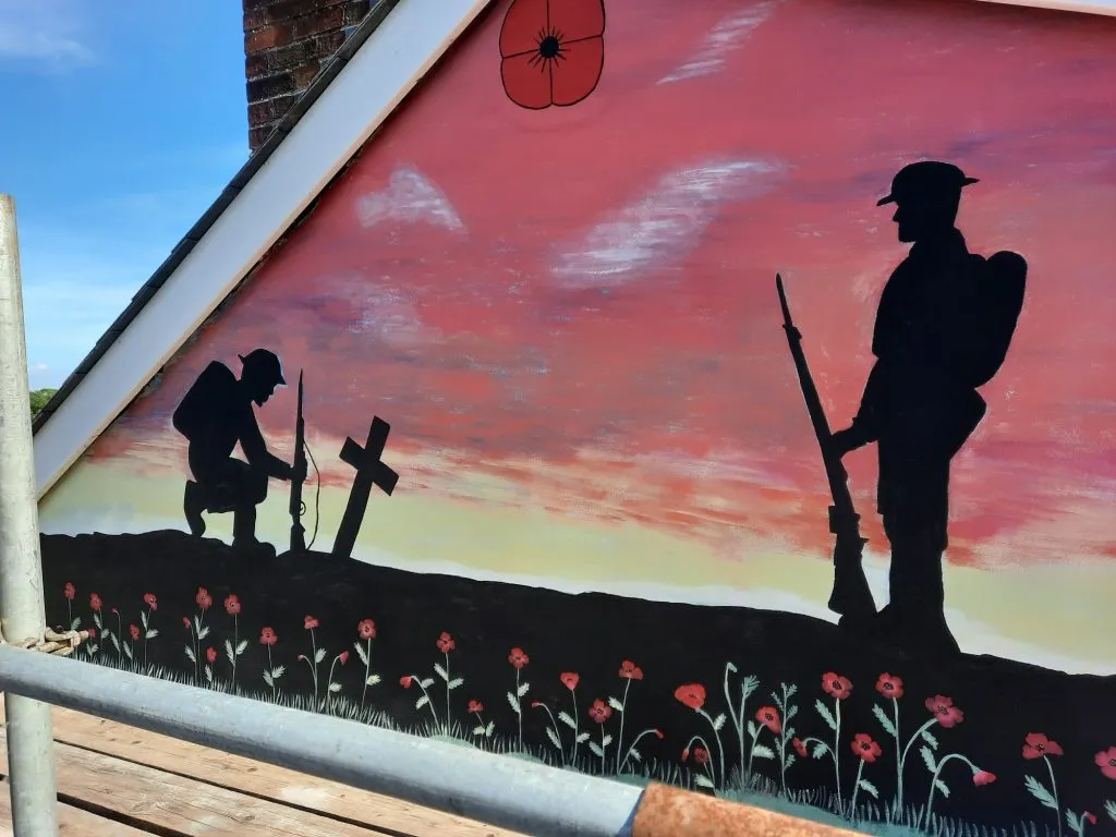 Sunset mural
